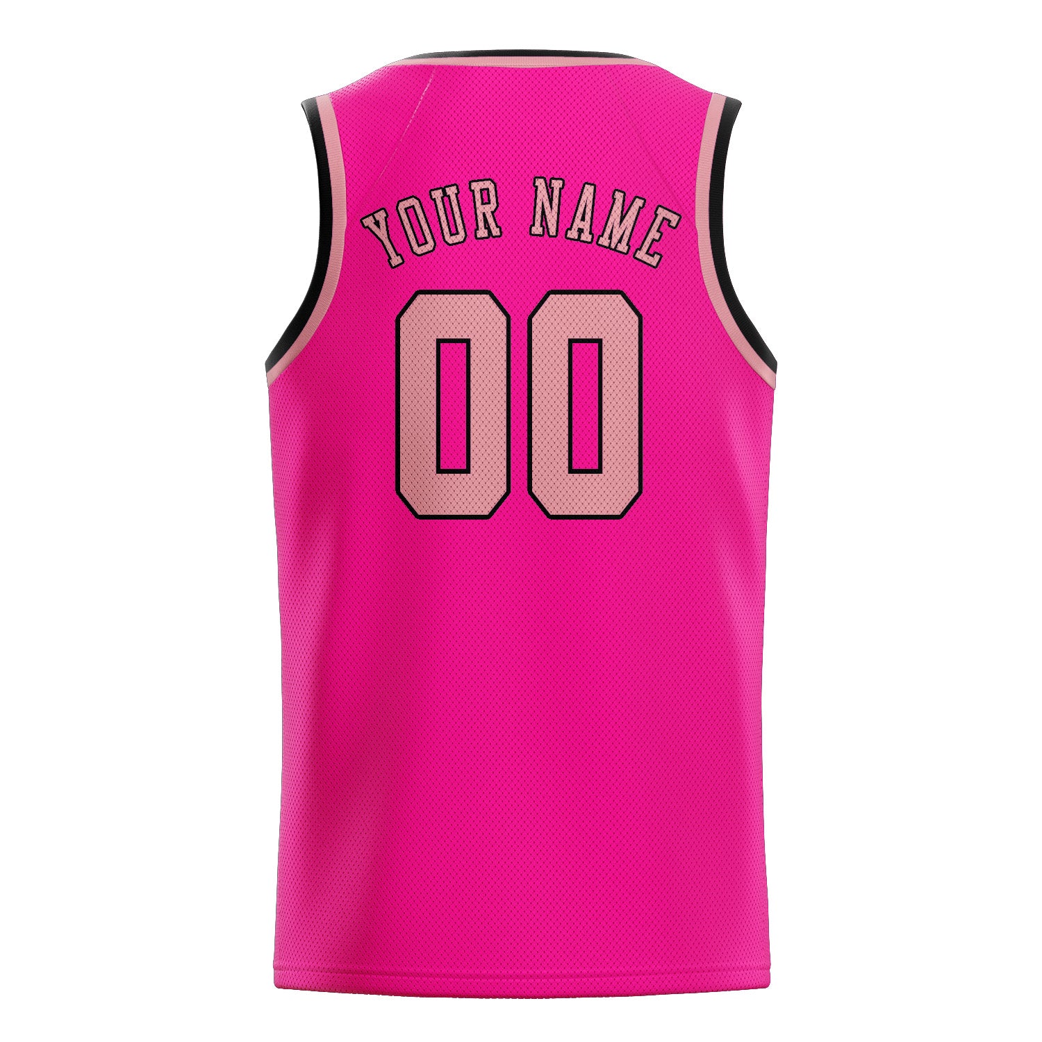 Custom Pink Light Pink Basketball Jersey