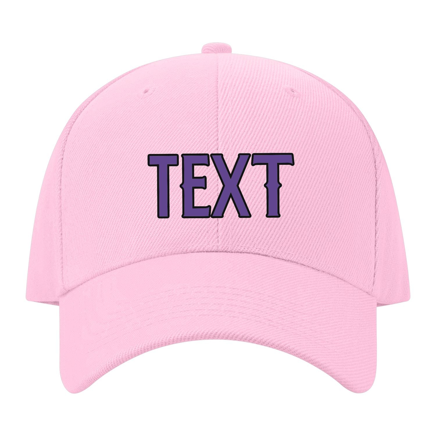 Custom Light Pink Yellow Hat 13B21723