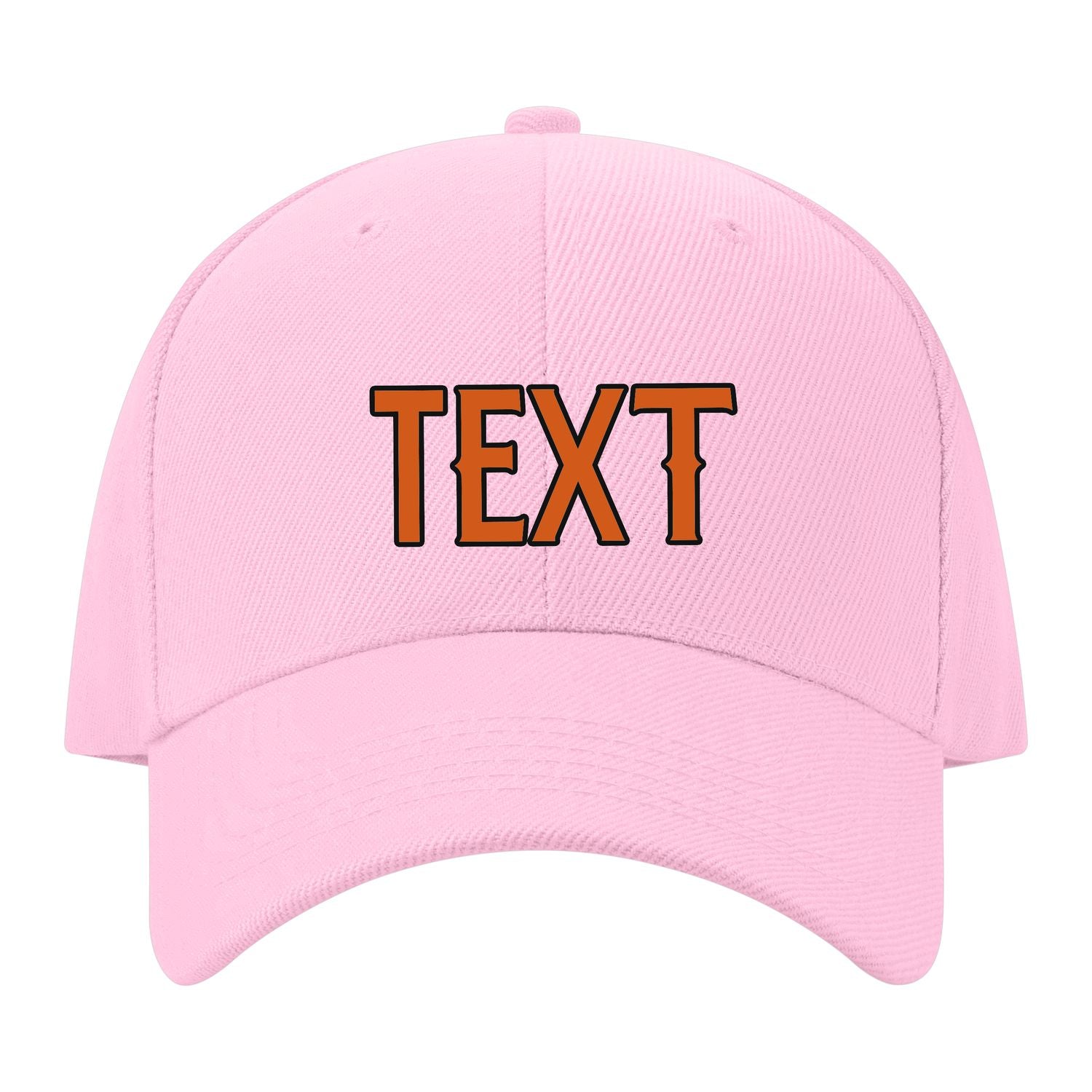 Custom Light Pink Blue Green Hat 13B21728