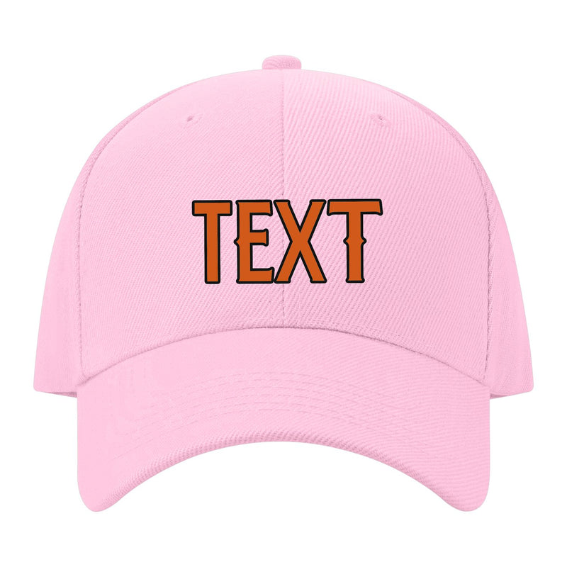 Custom Light Pink Blue Green Hat 13B21728