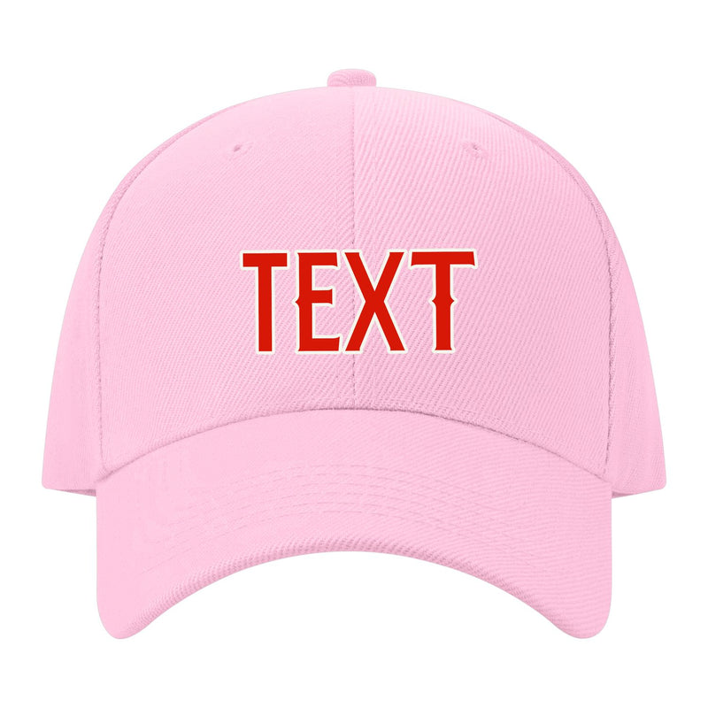 Custom Light Pink Lavender Gray Hat 13B21812