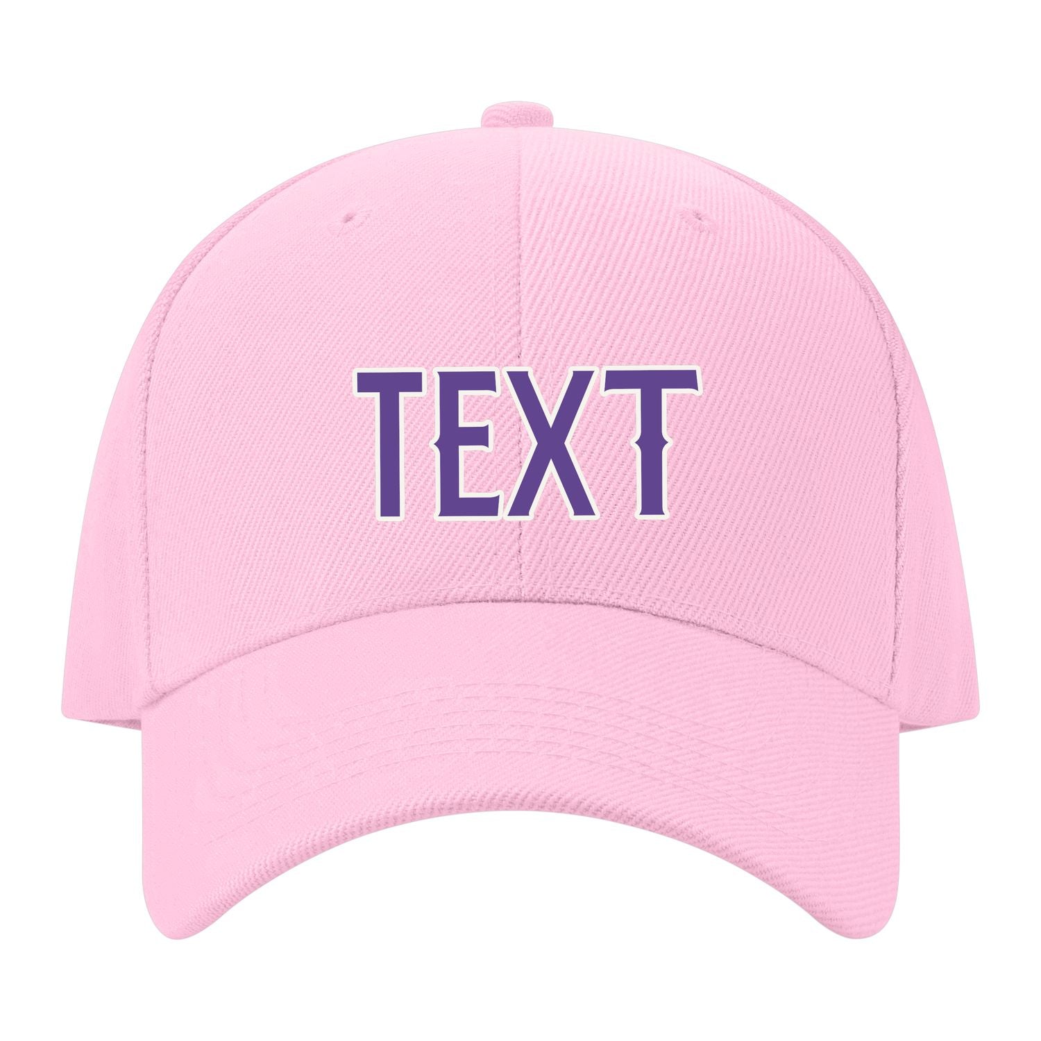 Custom Light Pink Yellow Hat 13B21823