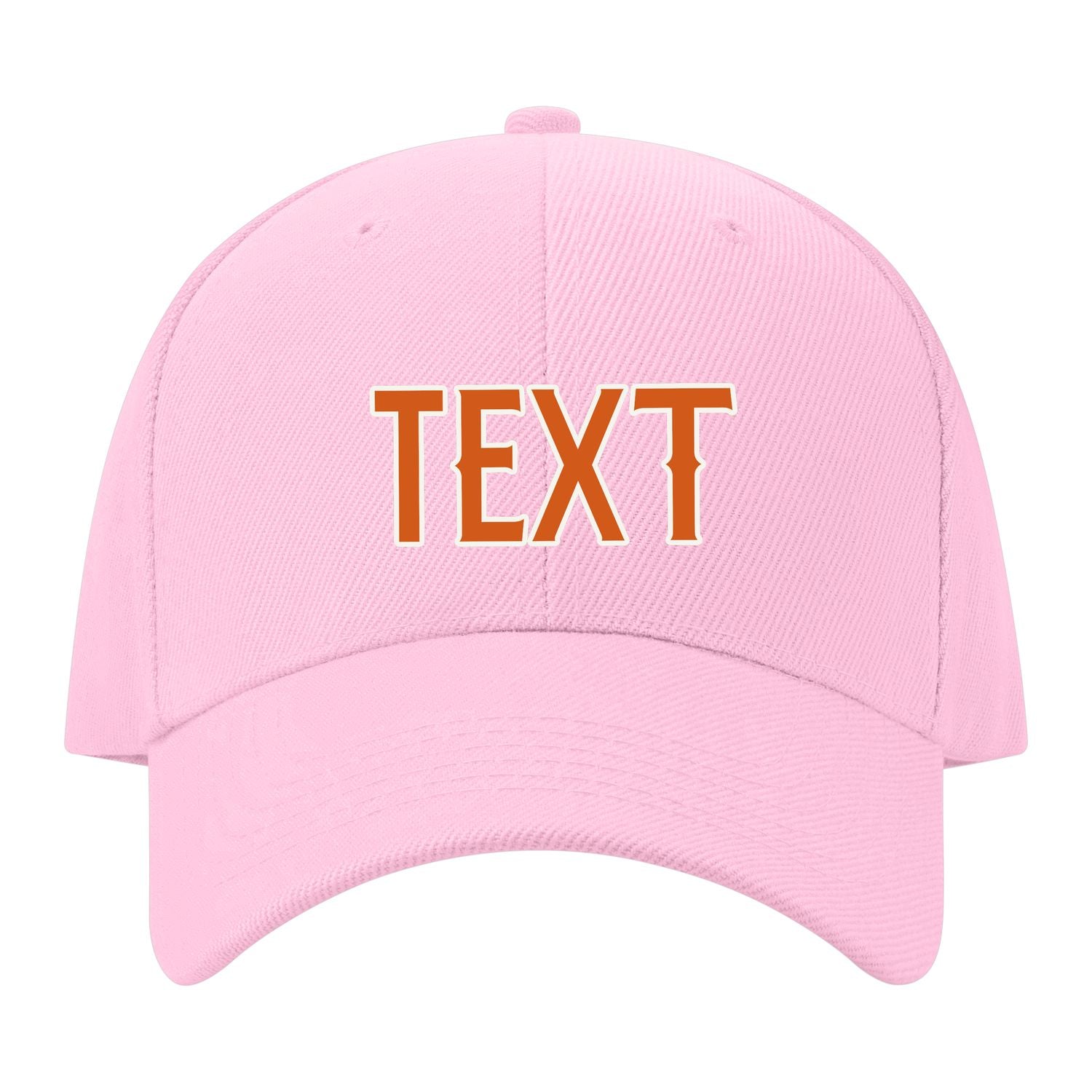 Custom Light Pink Blue Green Hat 13B21828