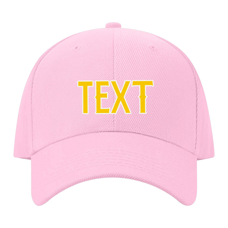 Custom Light Pink Peach Powder Hat 13B21830