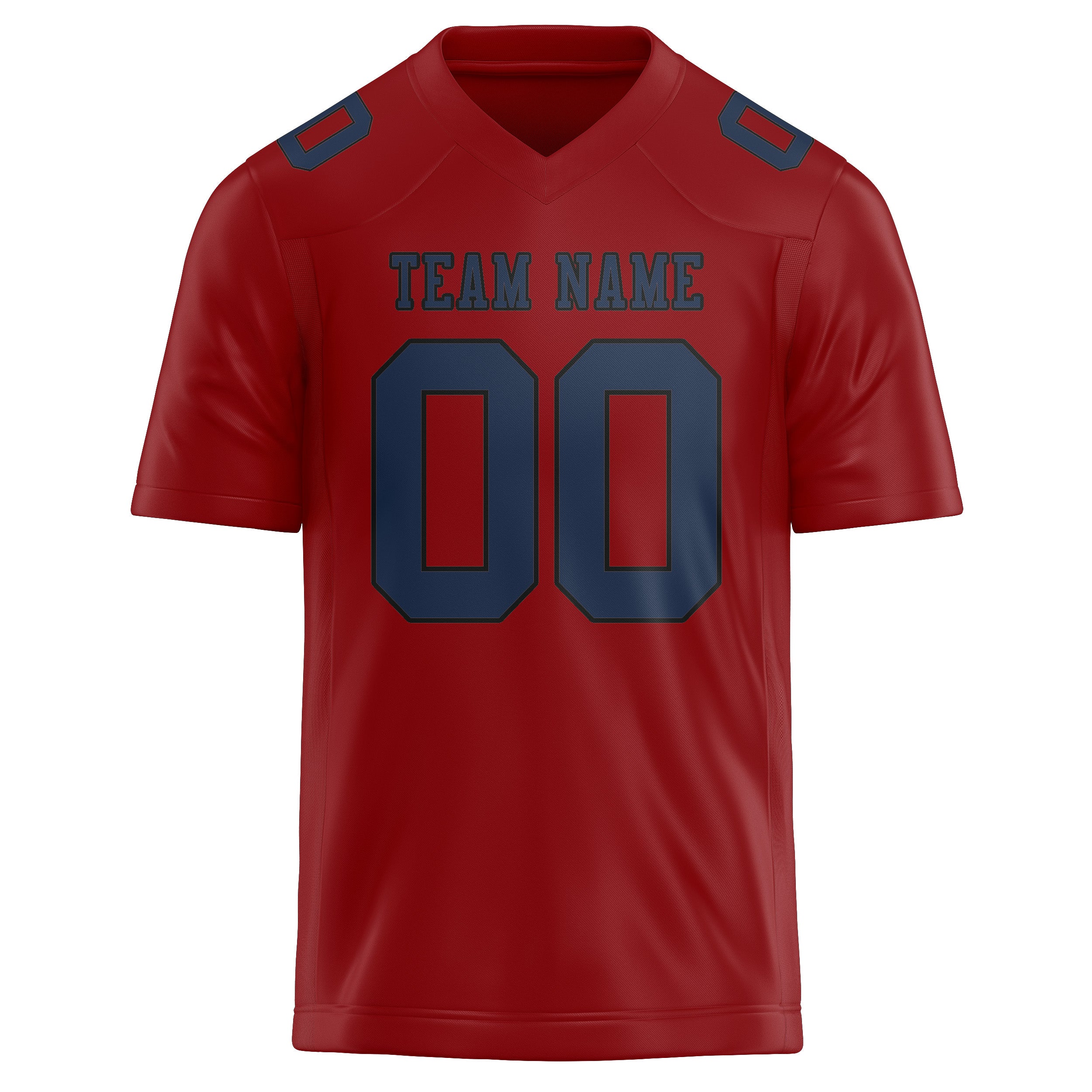 Custom Red Blue Football Jersey