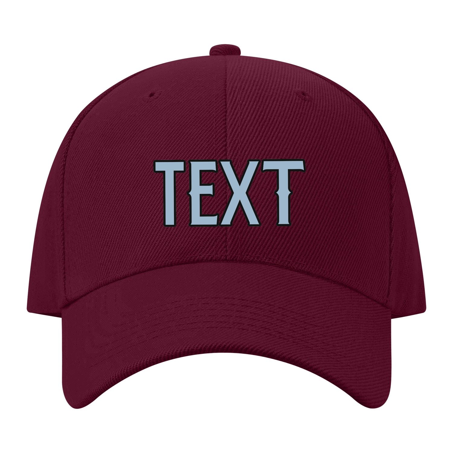 Custom Crimson Red Dark Grey Hat 14B21708