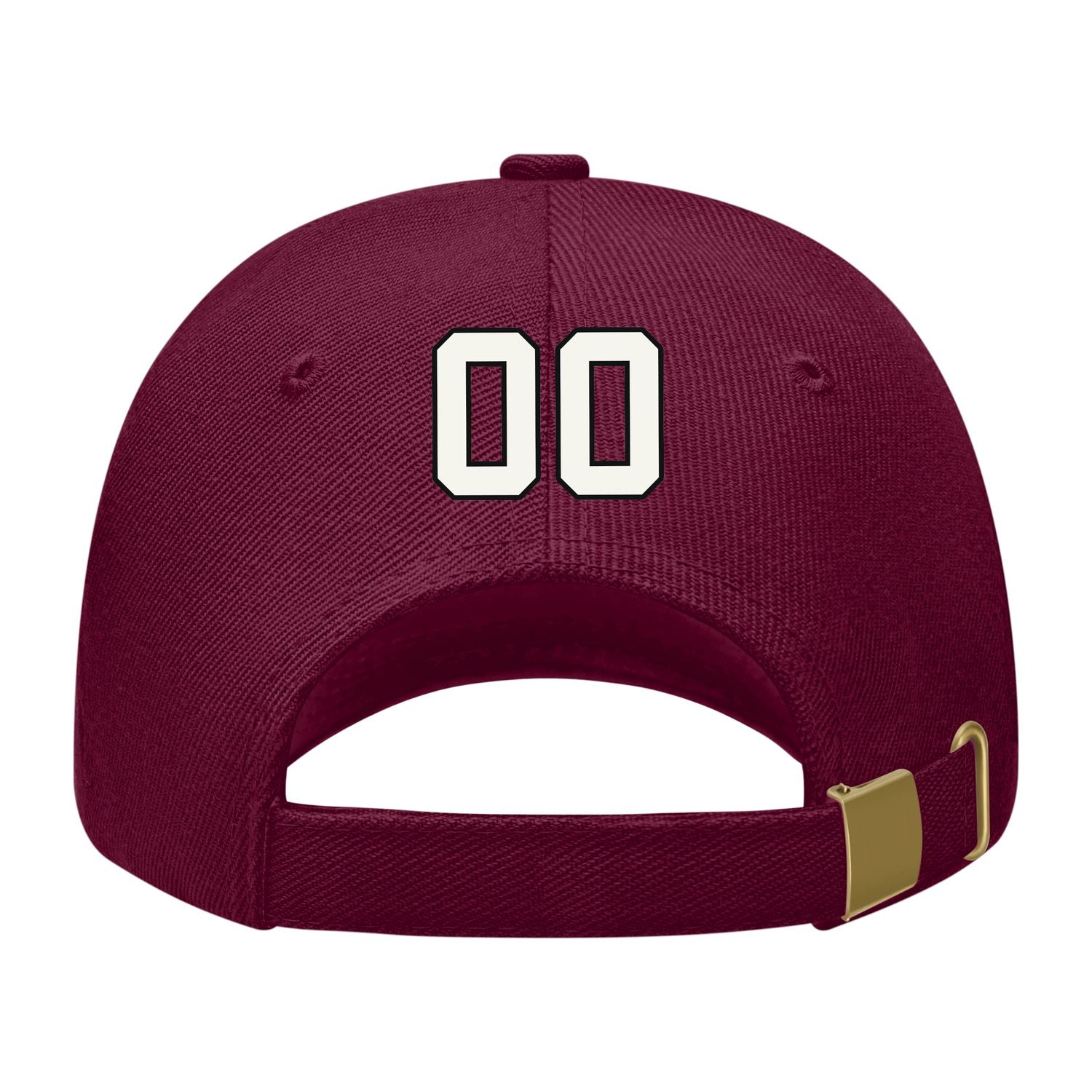 Custom Crimson Red Pale Ice Blue Hat 14B21718