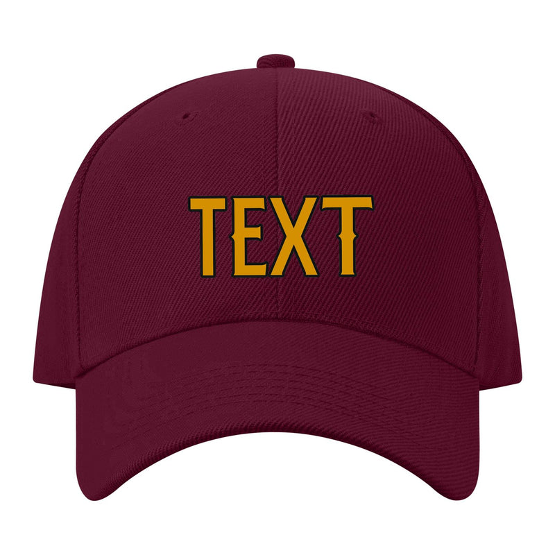 Custom Crimson Red Sky Blue Hat 14B21719
