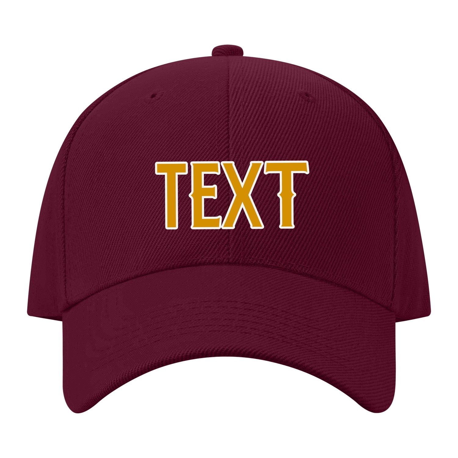 Custom Crimson Red Sky Blue Hat 14B21819