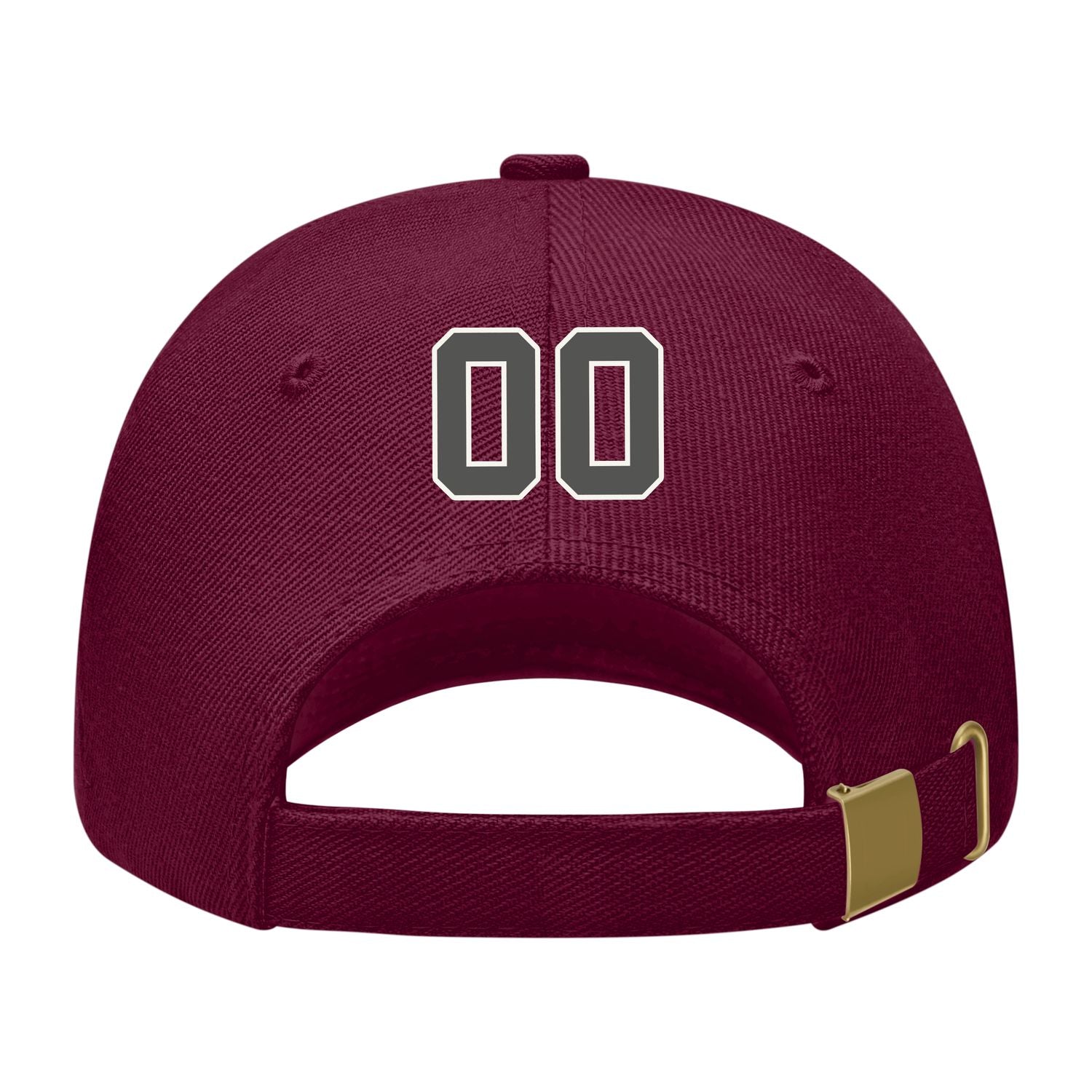 Custom Crimson Red Orange Hat 14B21820