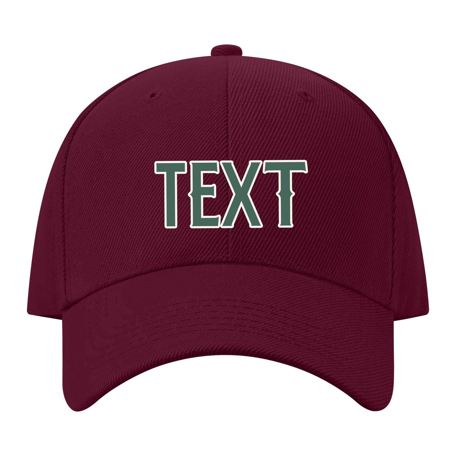 Custom Crimson Red Slate Gray Hat 14B21827