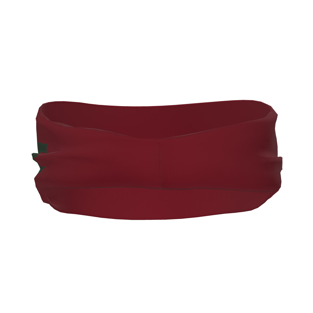 Custom Crimson Red Dark Green Sports headband