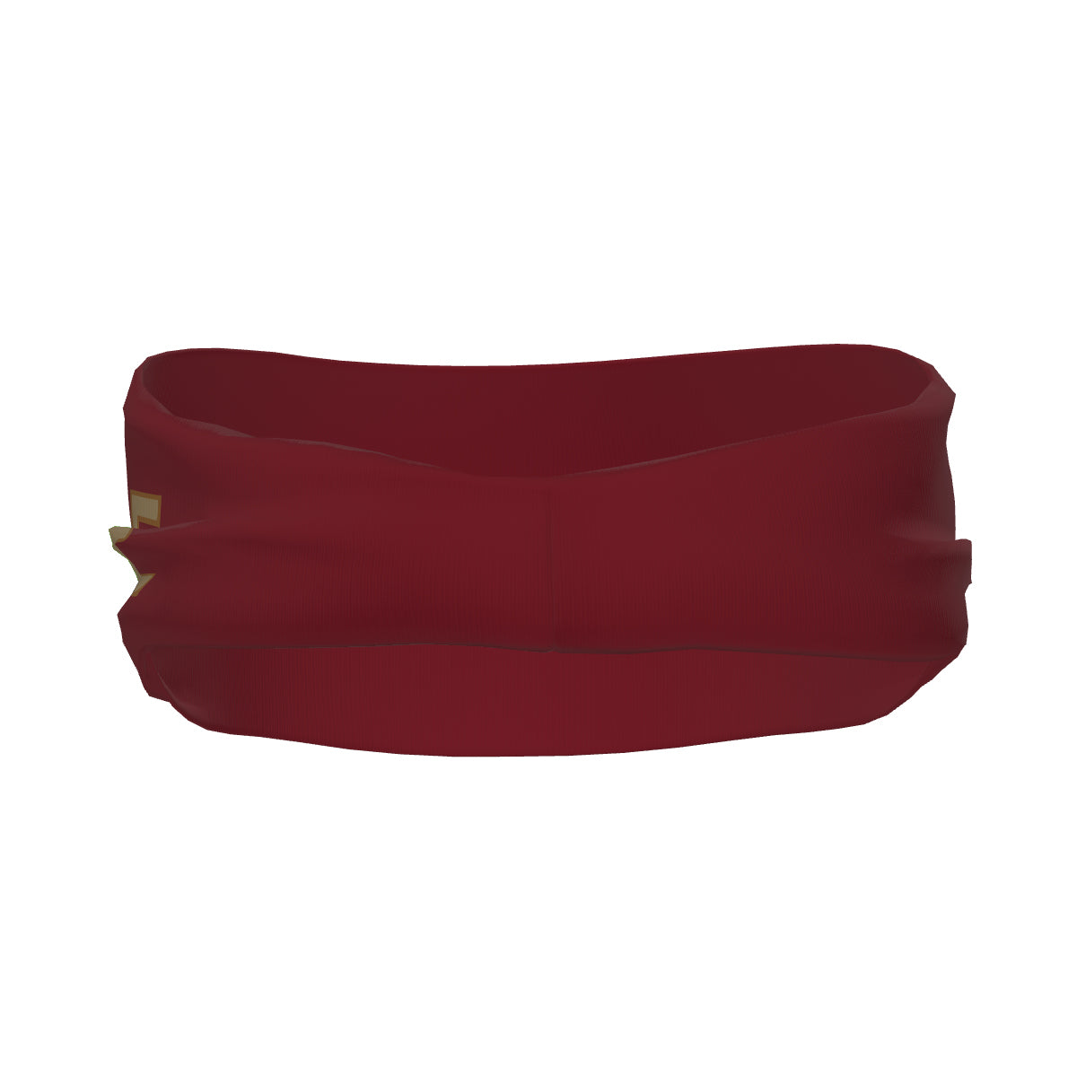 Custom Crimson Red Light Khaki Sports headband