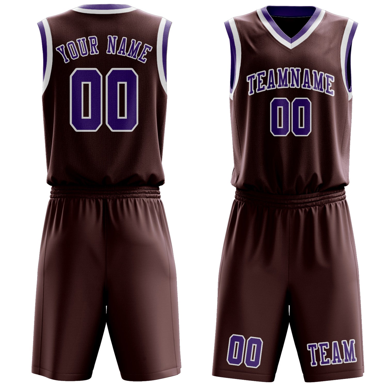 Custom Crimson Red Light Purple Basketball Set