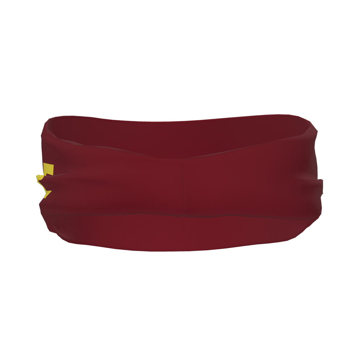 Custom Crimson Red Light Yellow Sports headband