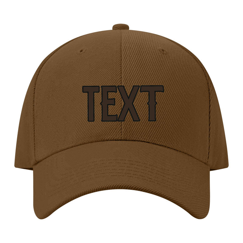Custom Khaki Black Hat 15B21701