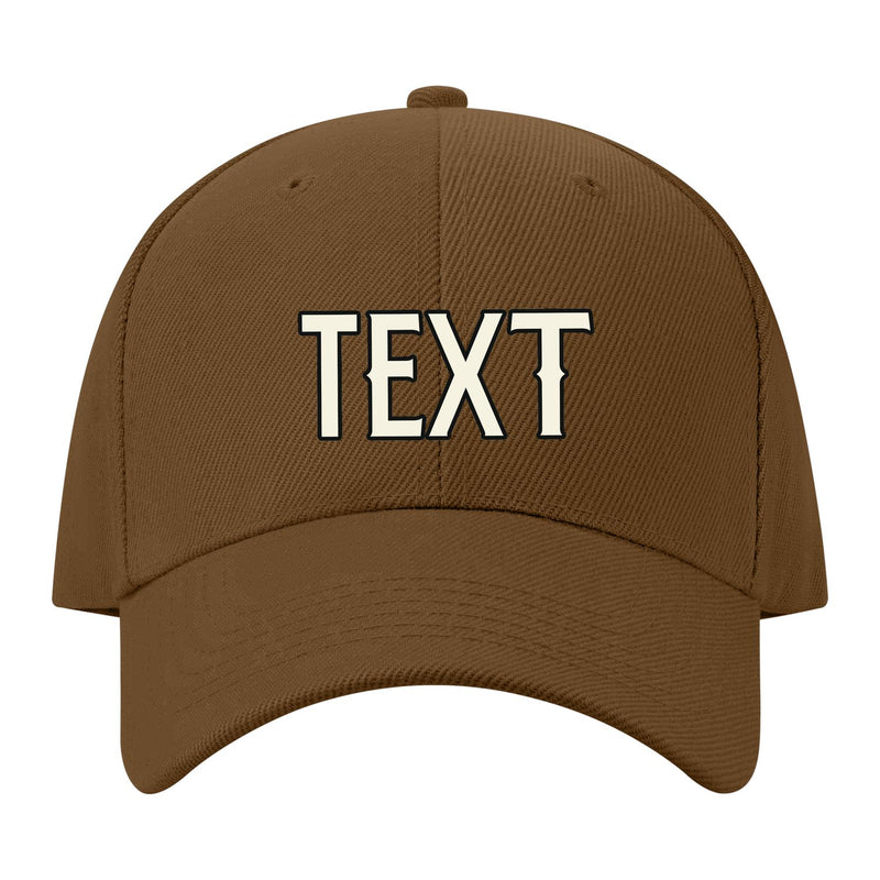 Custom Khaki Light Purple Hat 15B21703