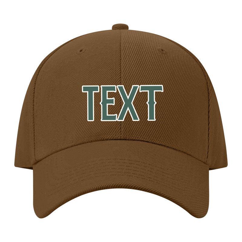 Custom Khaki Slate Gray Hat 15B21827