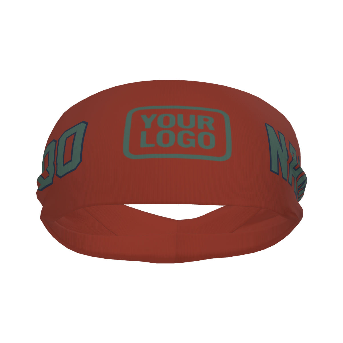Custom Coral Red Blue Green Sports headband