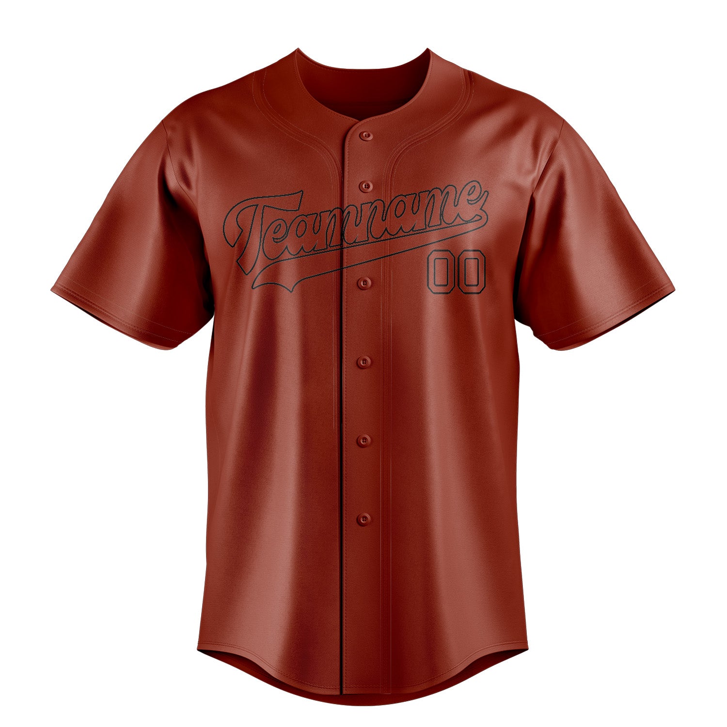 Custom Coral Red Black Baseball Jersey