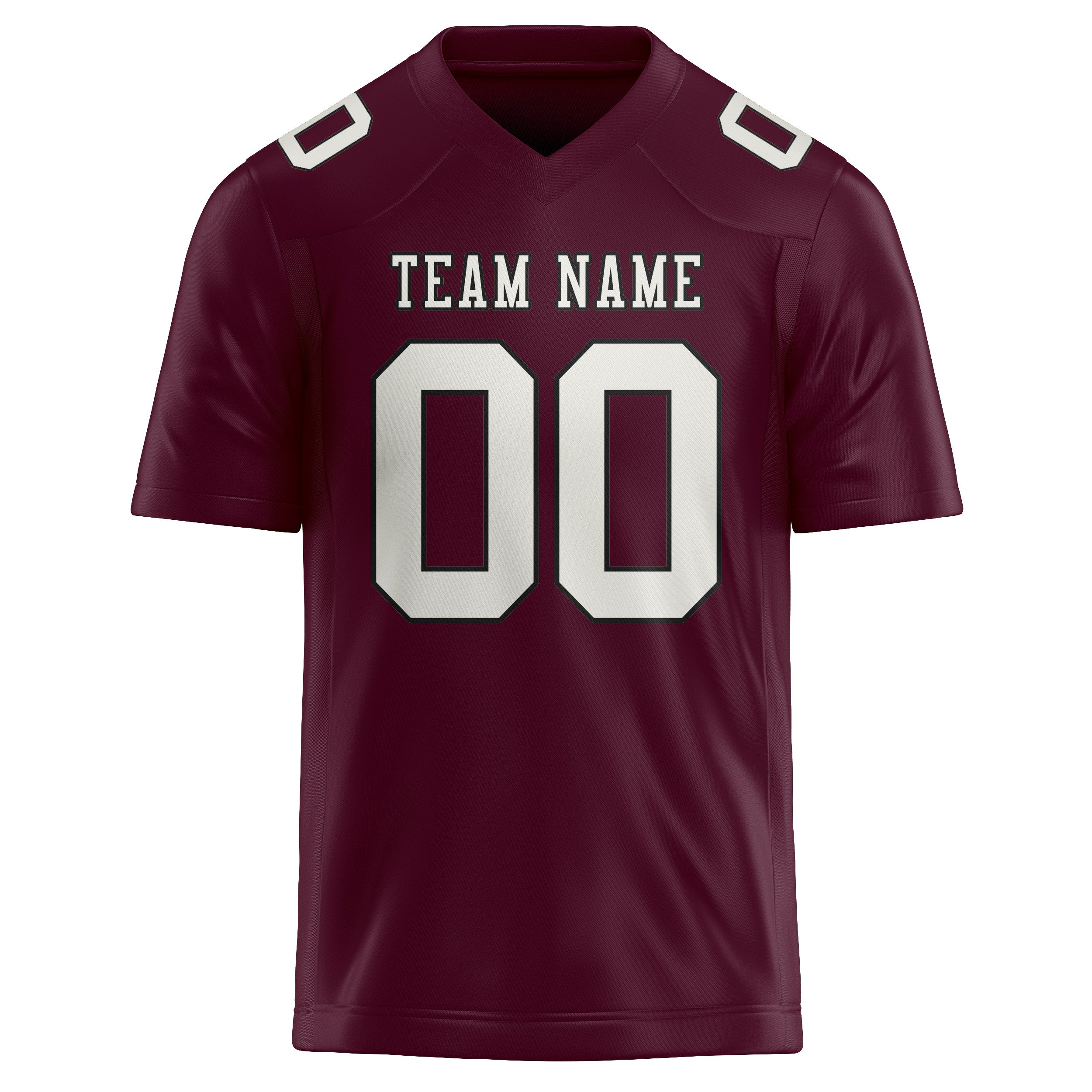 Custom Coral Red White Football Jersey