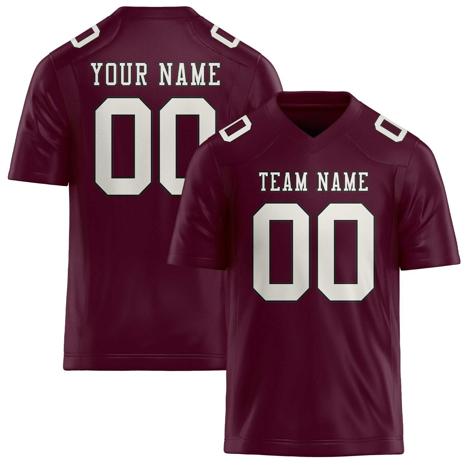 Custom Coral Red White Football Jersey