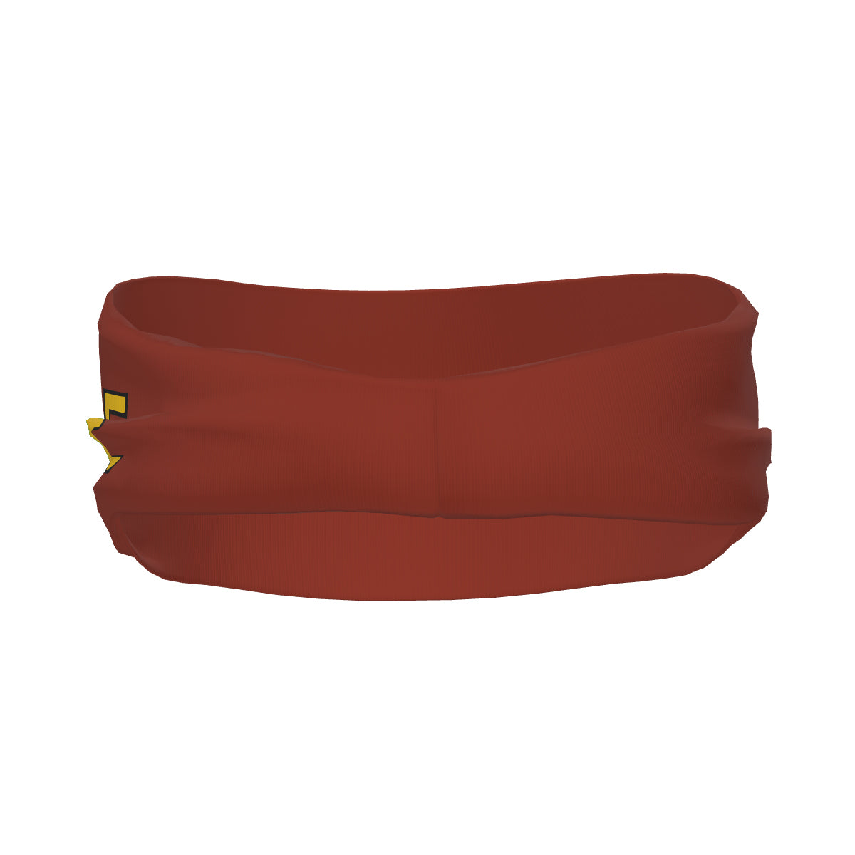 Custom Coral Red Gold Sports headband