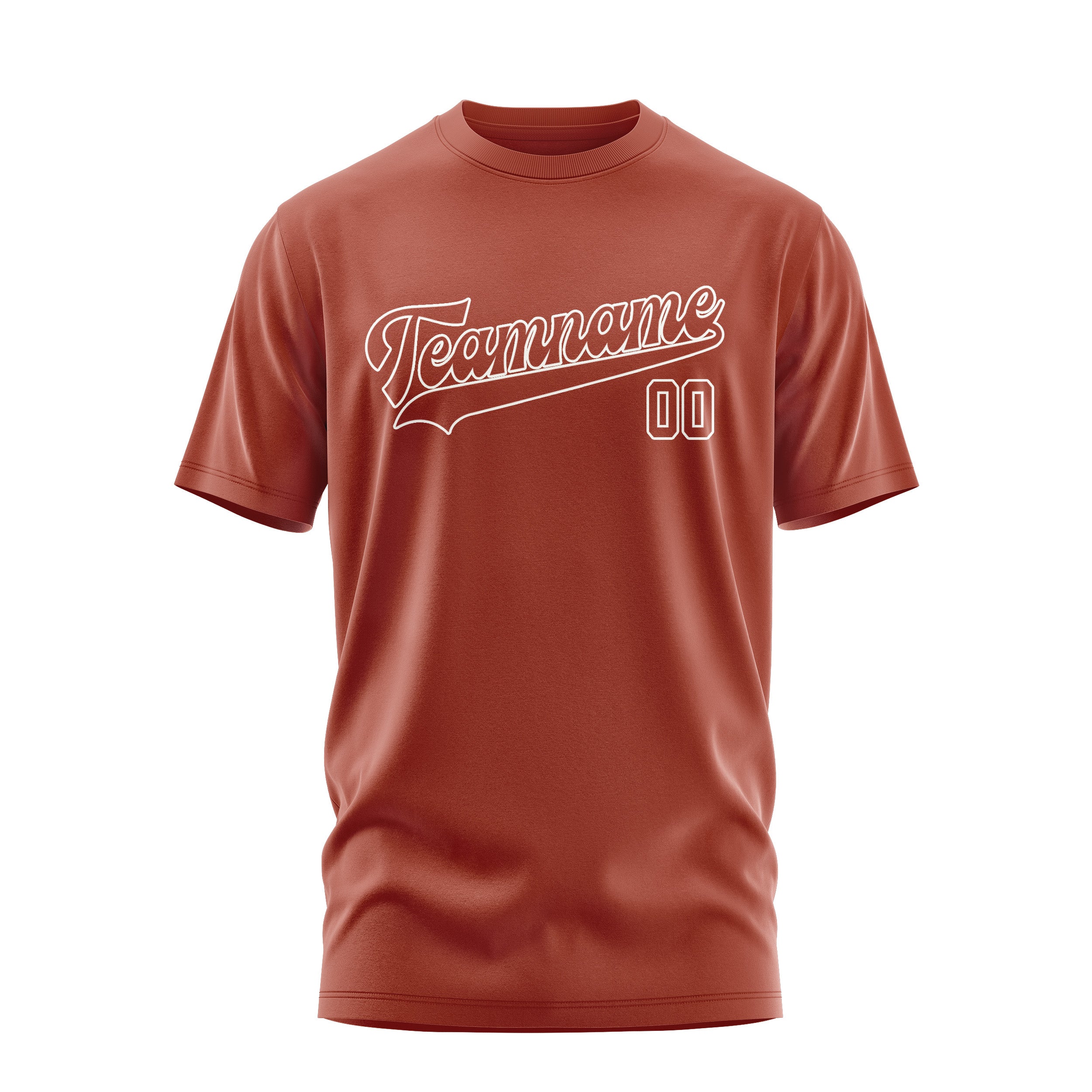 Custom Coral Red Coral Red T-Shirt