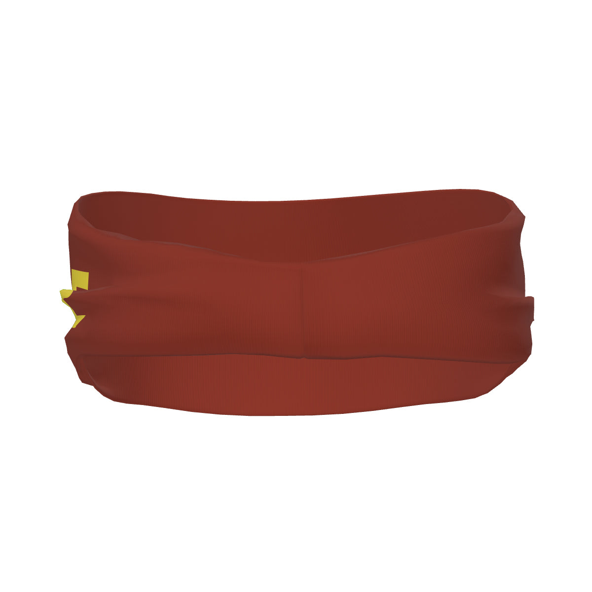 Custom Coral Red Light Yellow Sports headband