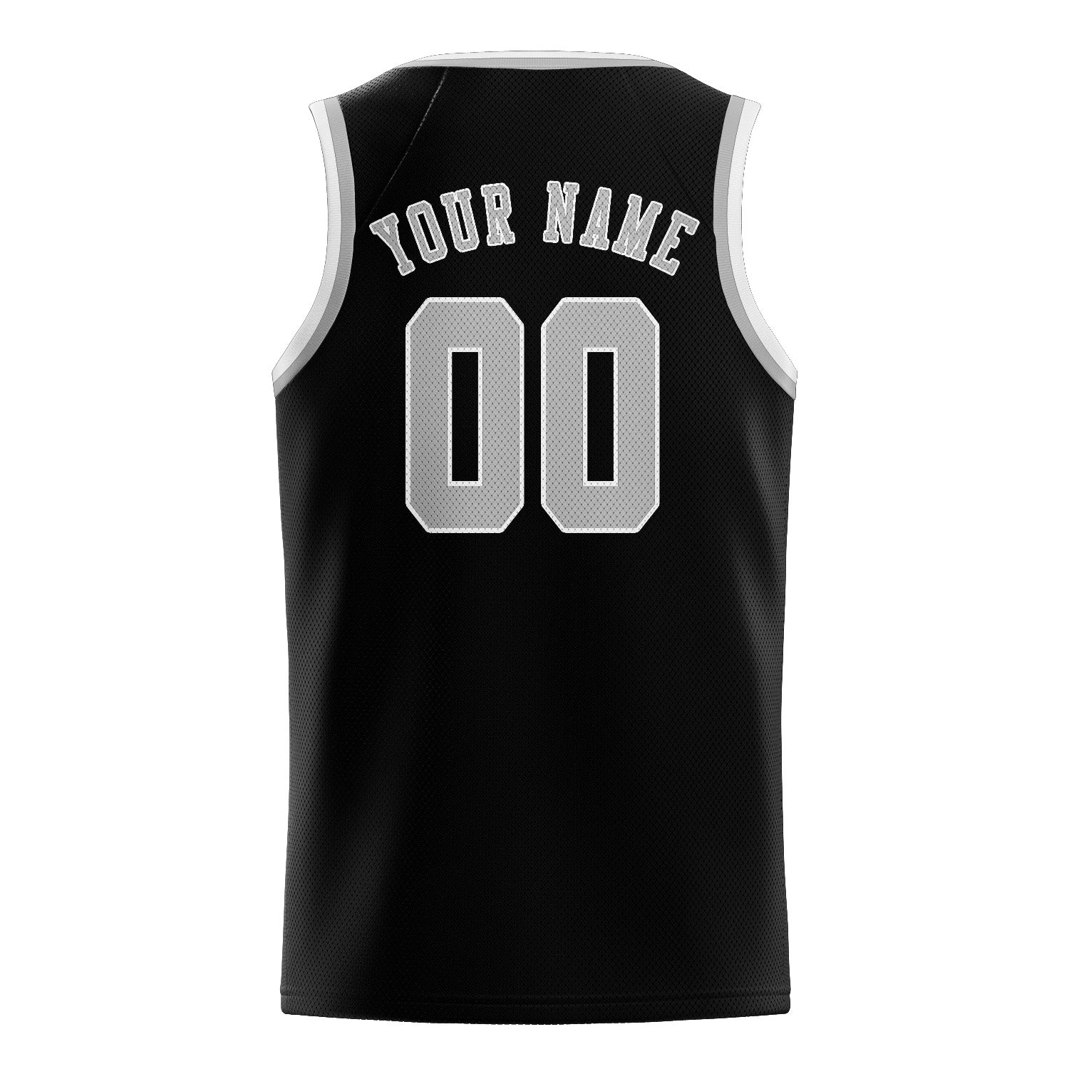 Custom Black Gray Basketball Jersey