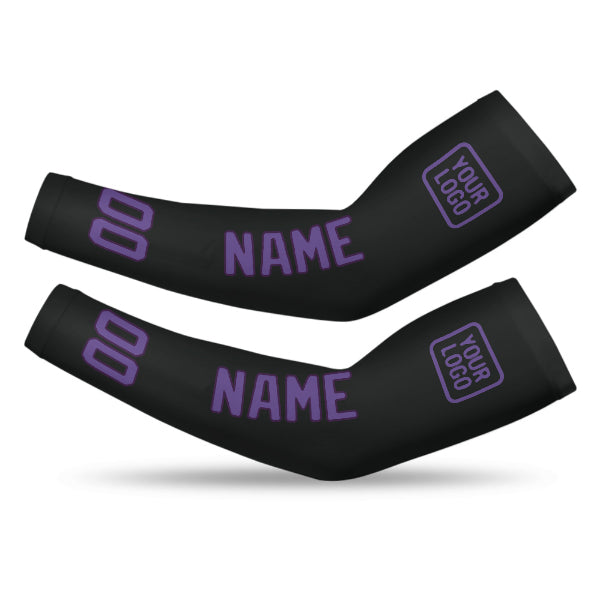 Custom Black Light Purple Arm Sleeve