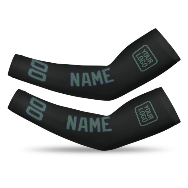 Custom Black Blue Green Arm Sleeve