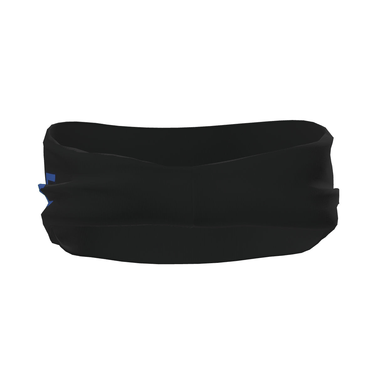 Custom Black Sky Blue Sports headband