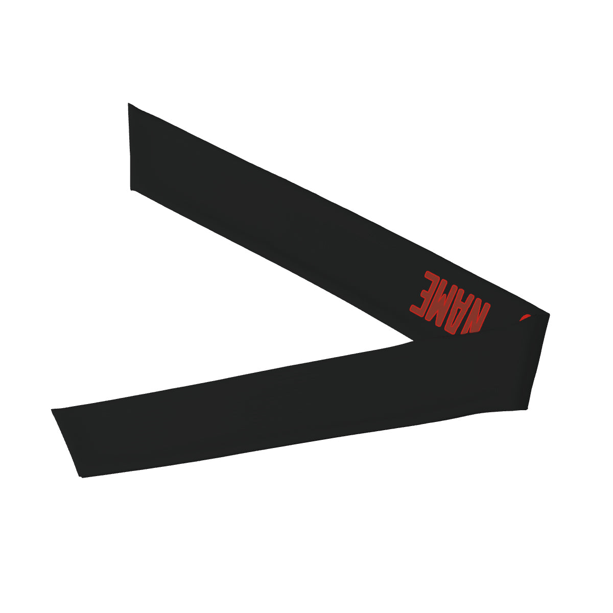 Custom Black Coral Red Headband