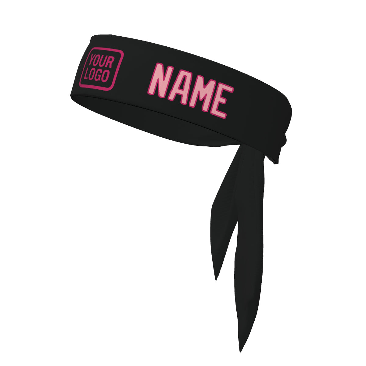 Custom Black Light Pink Headband