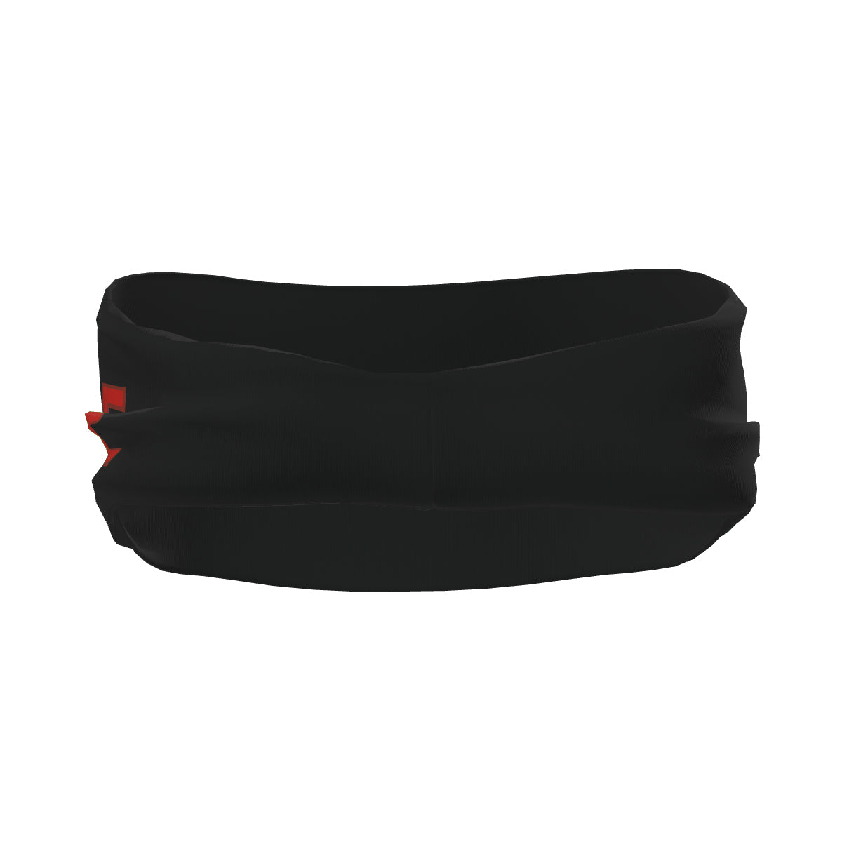 Custom Black Orange Red Sports headband