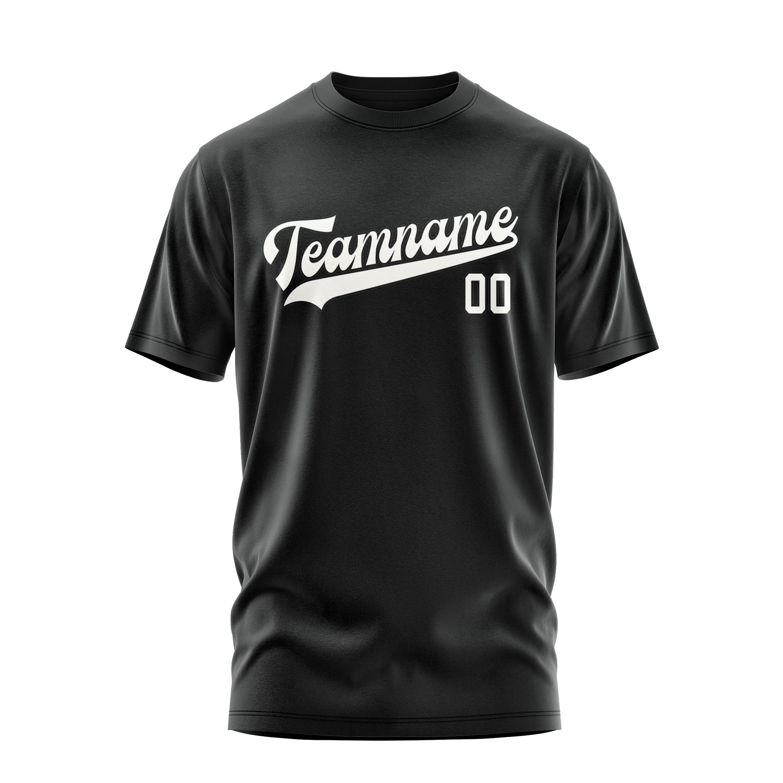 Custom Black White T-Shirt