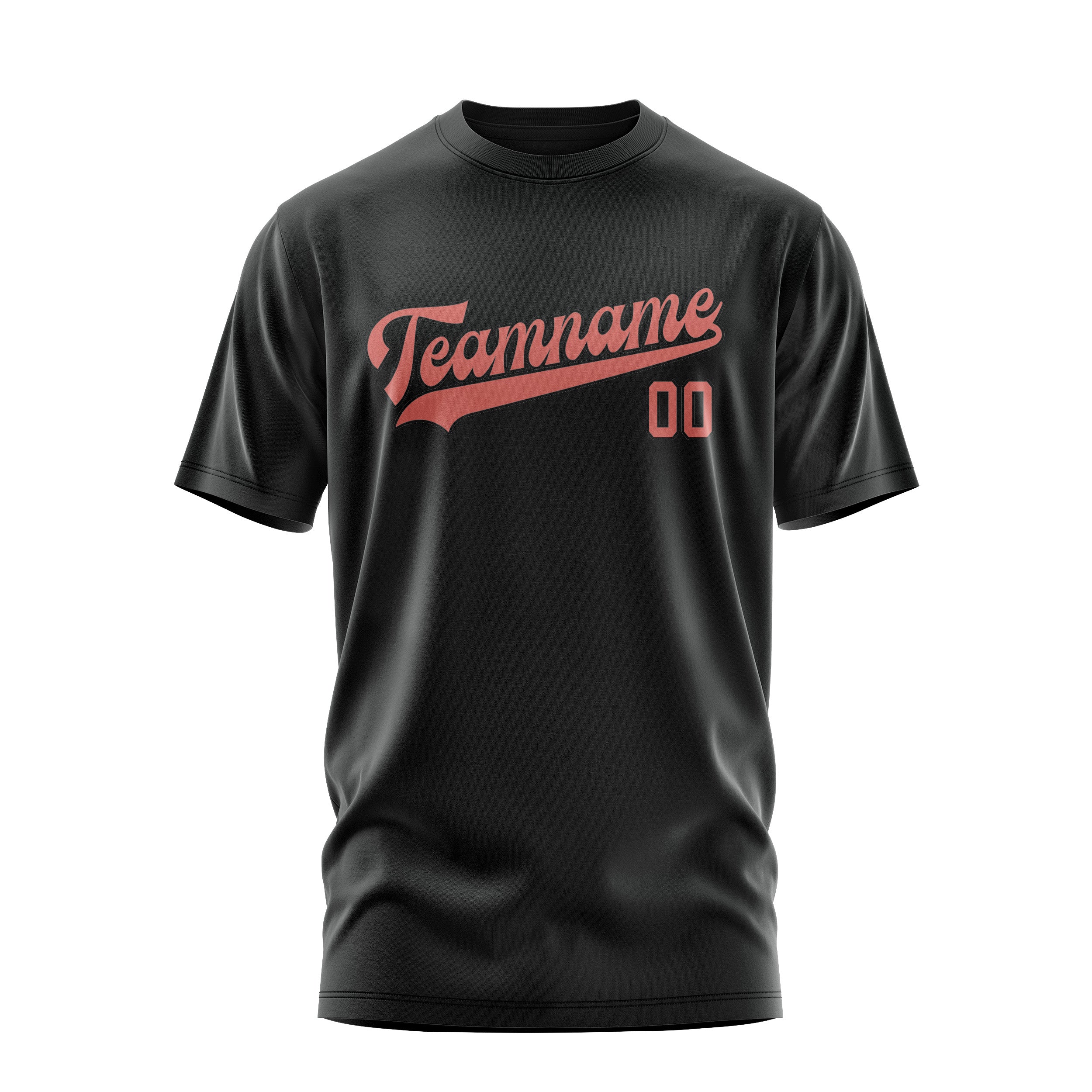 Custom Black Copper Rose T-Shirt