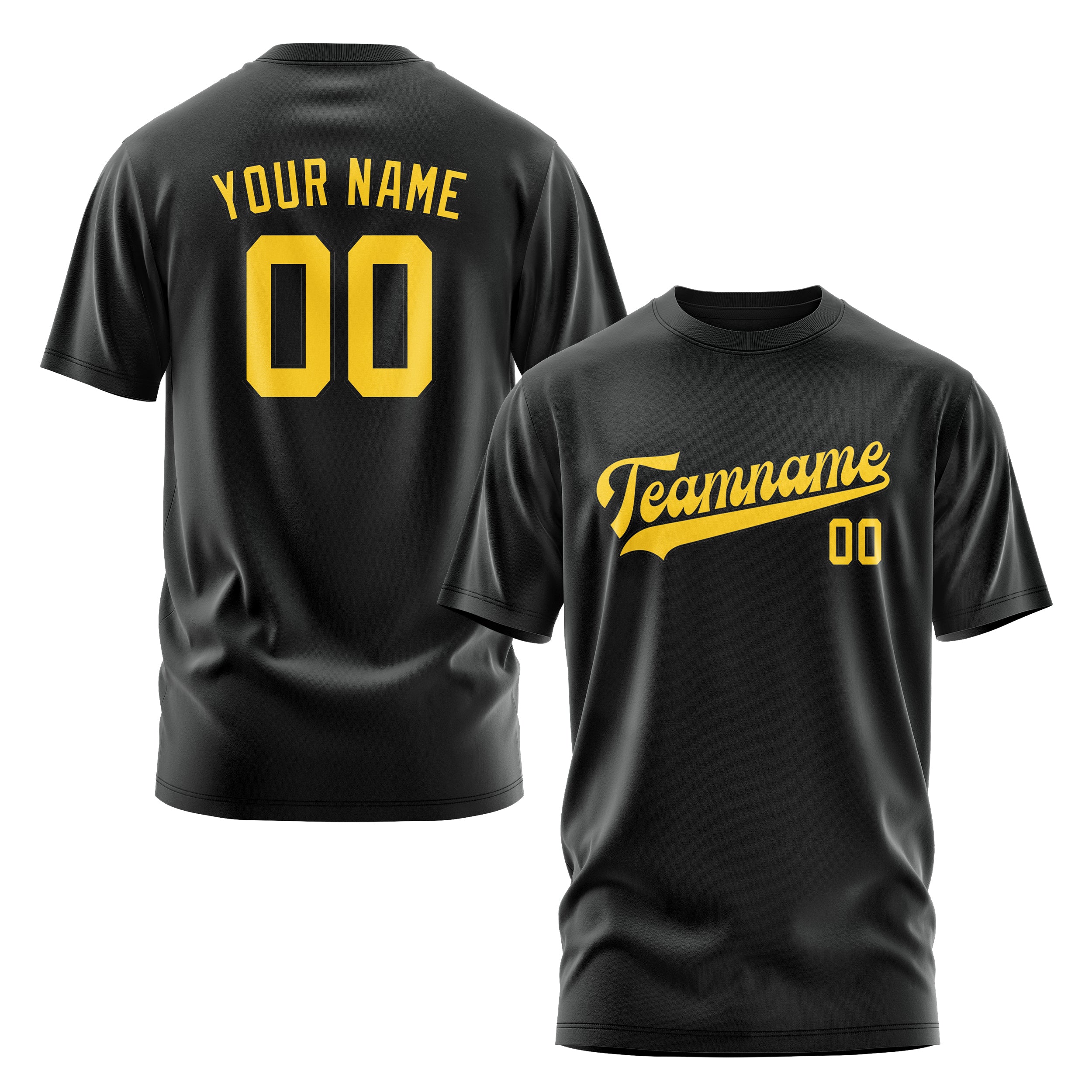 Custom Black Gold T-Shirt