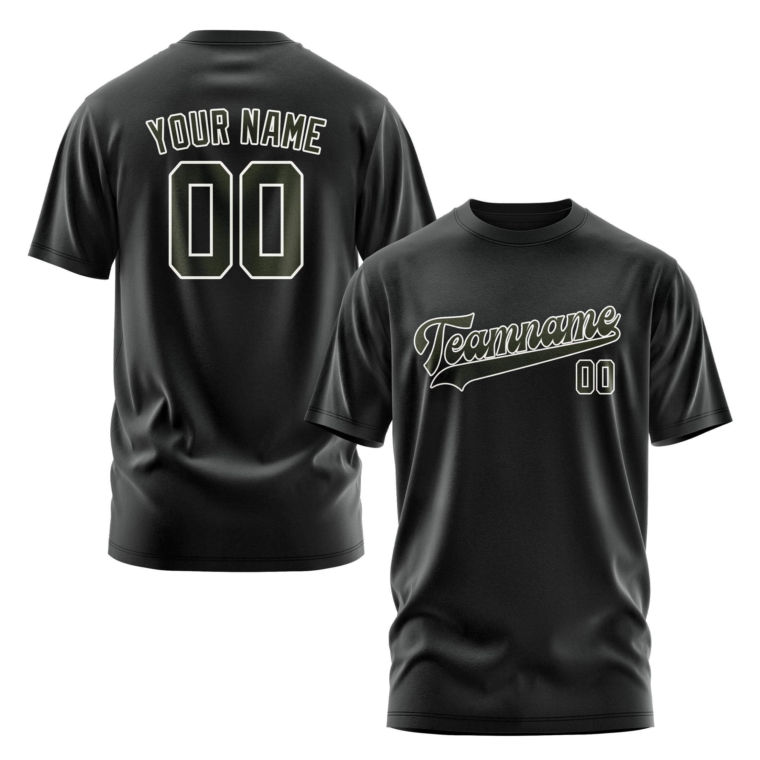 Custom Black Olive T-Shirt