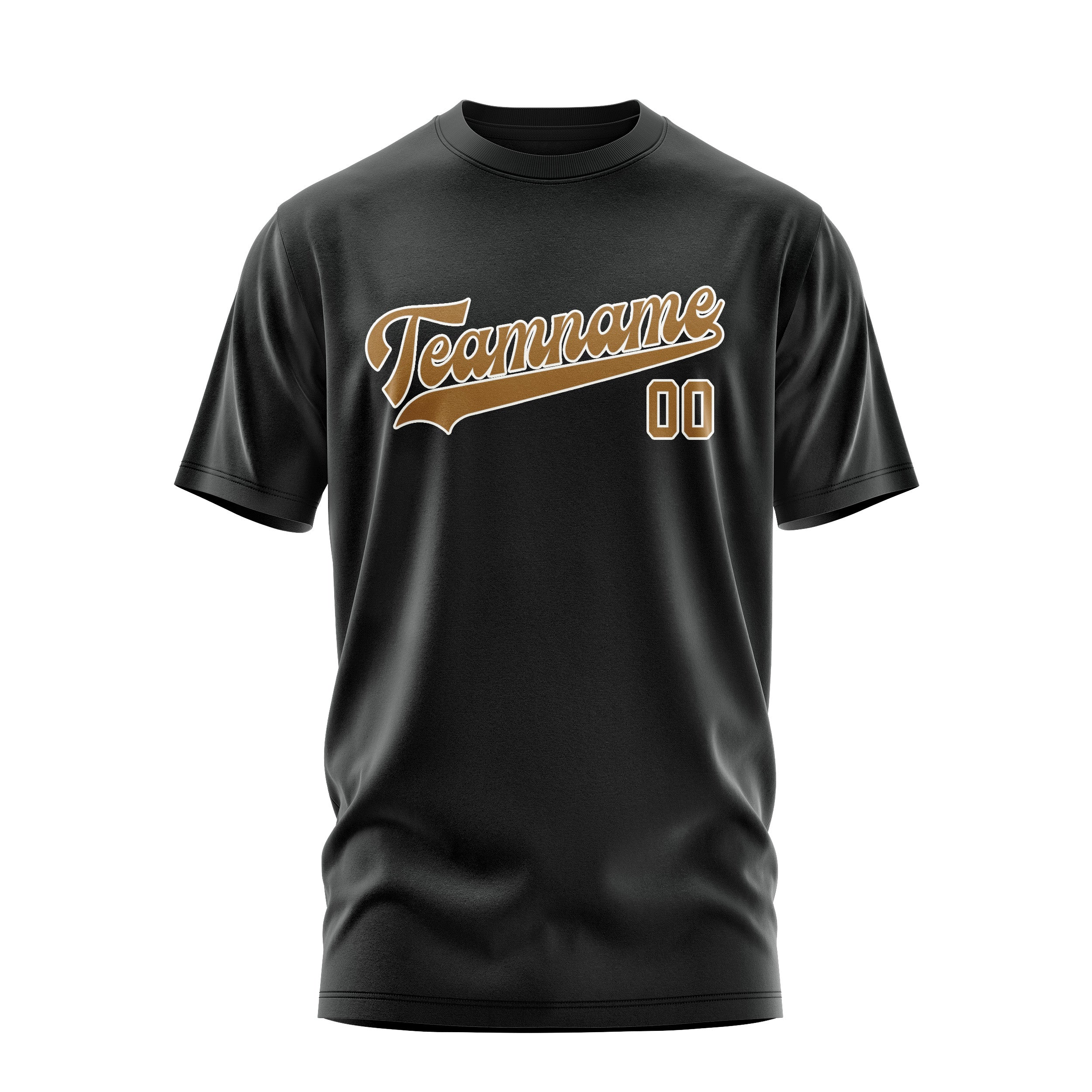 Custom Black Khaki T-Shirt