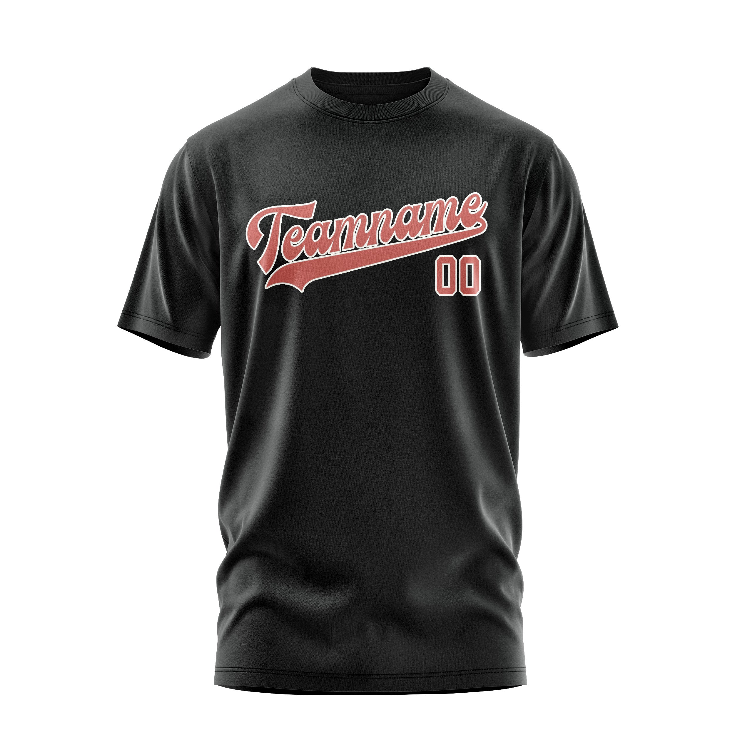 Custom Black Copper Rose T-Shirt
