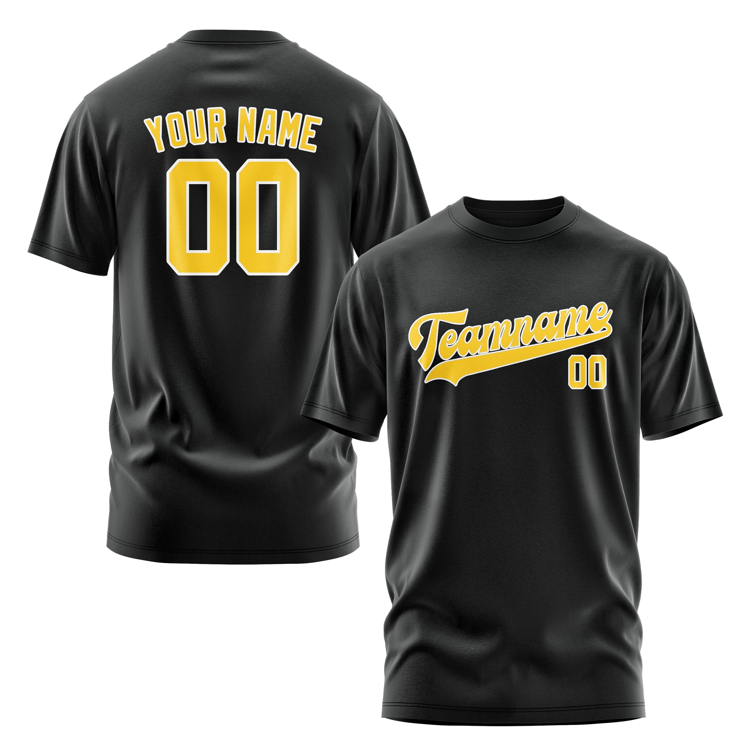 Custom Black Gold T-Shirt