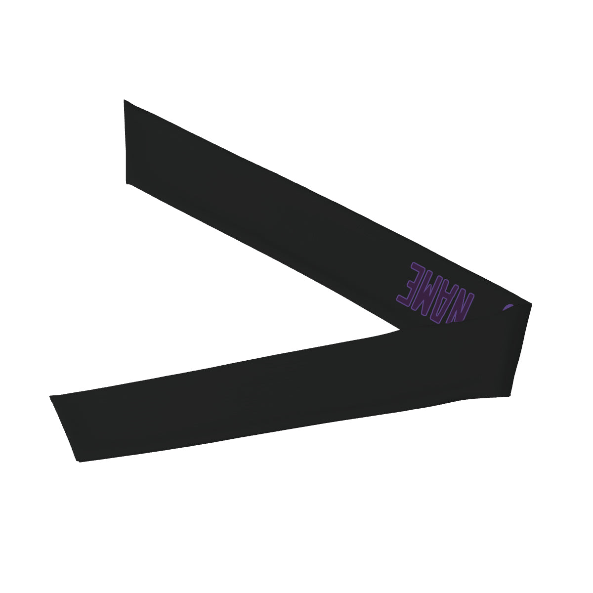 Custom Black Purple Headband