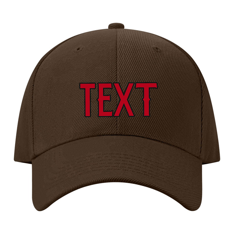 Custom Mocha Crimson Red Hat 17B21714