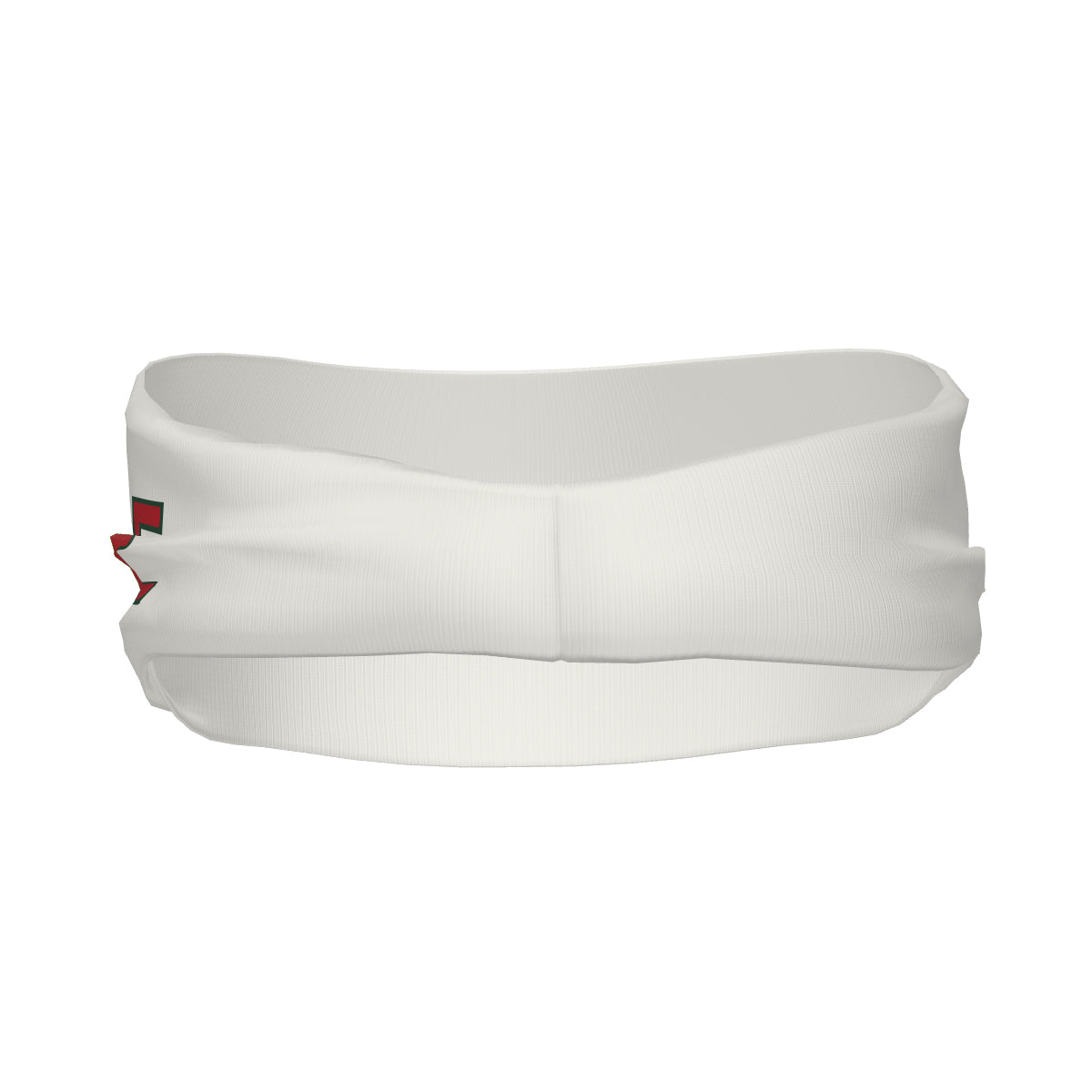 Custom White Red Sports headband