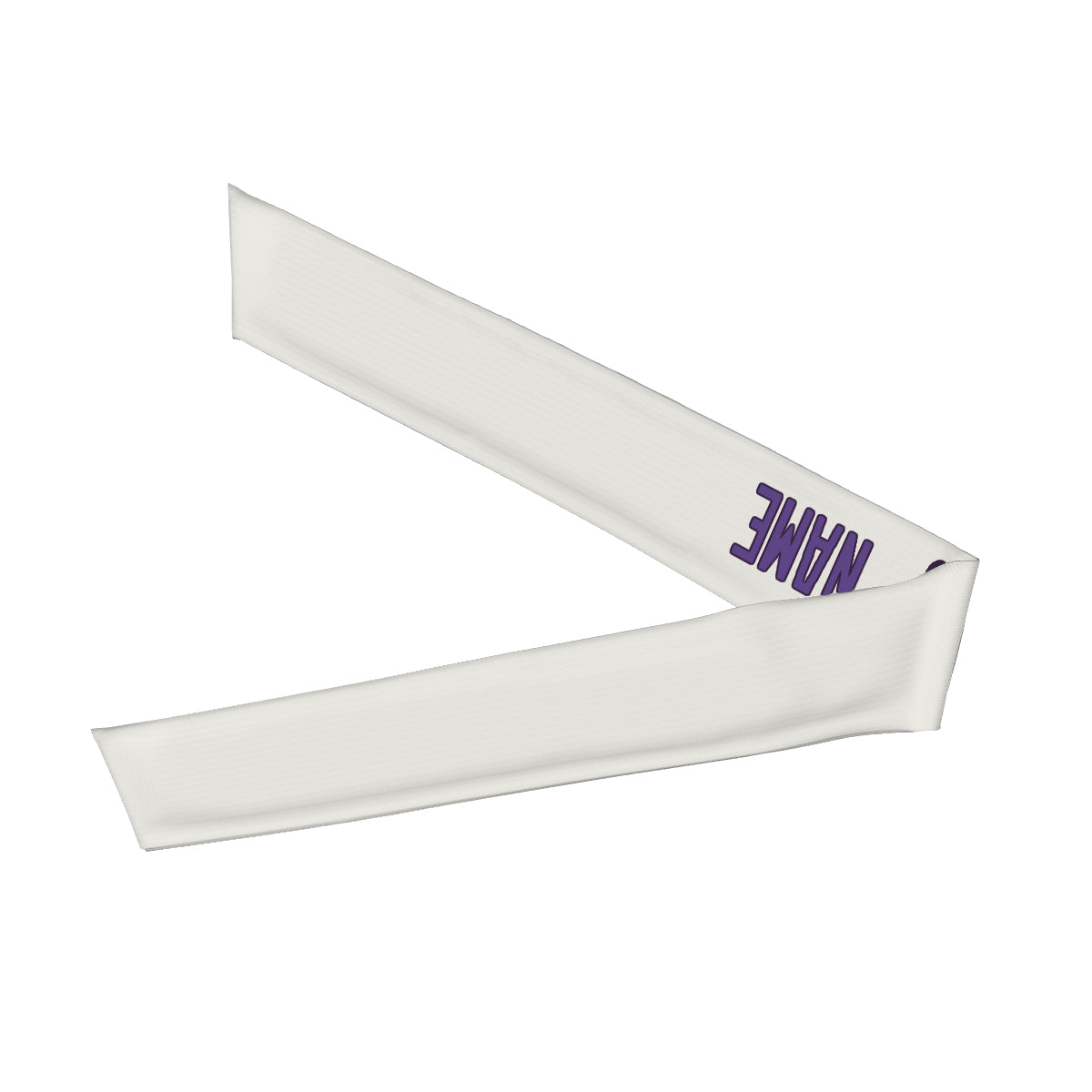 Custom White Light Purple Headband