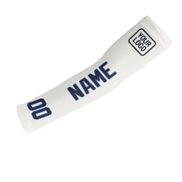 Custom White Navy Arm Sleeve