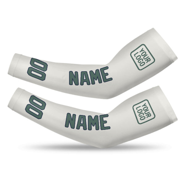 Custom White Blue Green Arm Sleeve