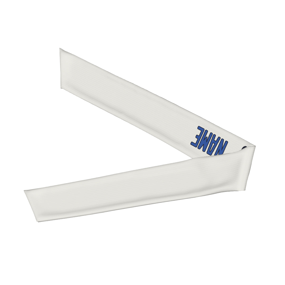 Custom White Sky Blue Headband